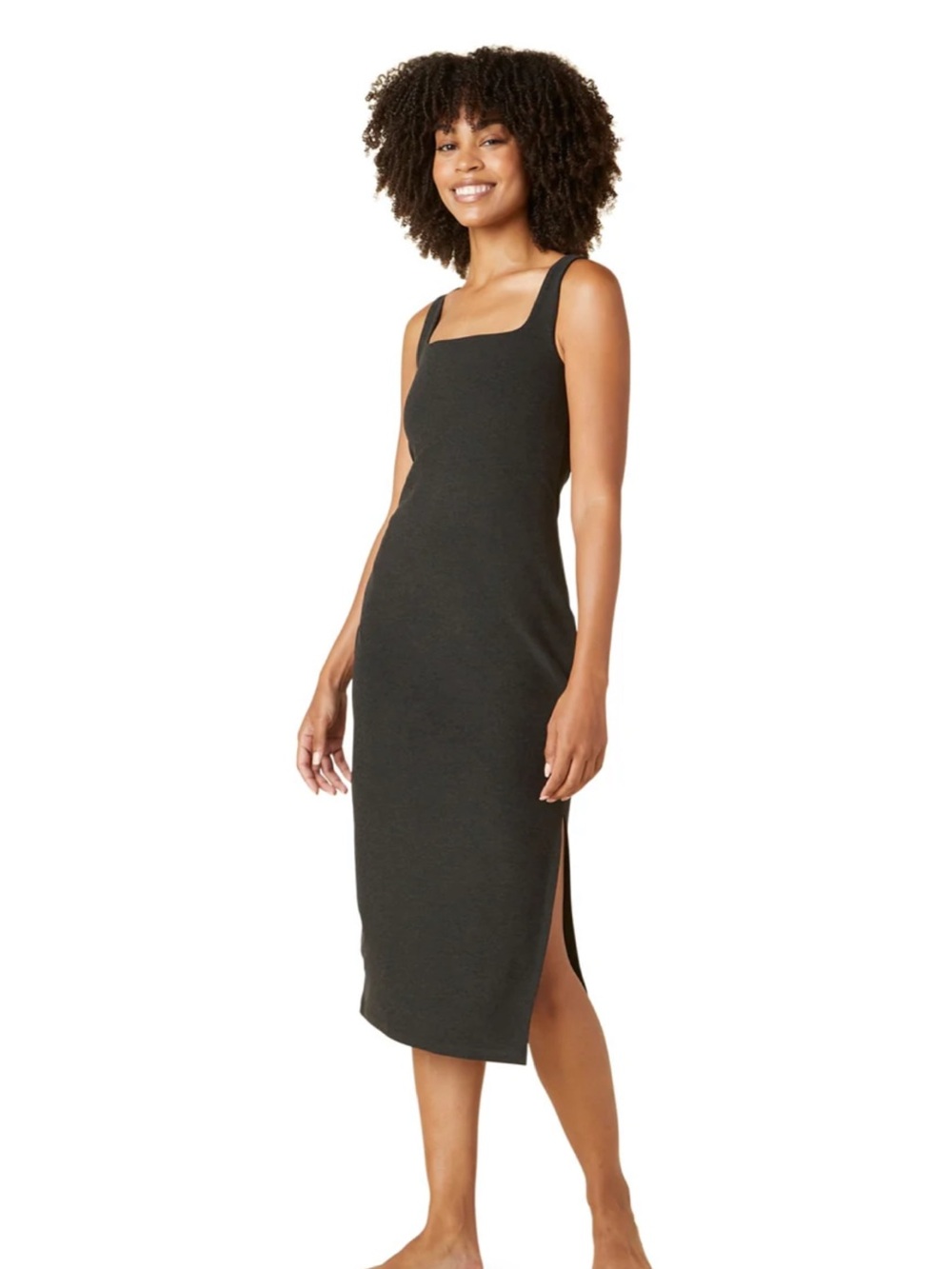 Beyond Yoga Spacedye Icon Midi Dress, Darkest Night, sz Med - Picture 4 of 12